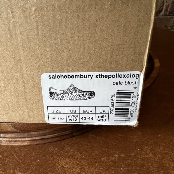 Crocs Salehe Bembury Pollex Clog Shoes Comfort Size 10 Pale Blush 207393-6RL - Picture 2 of 16